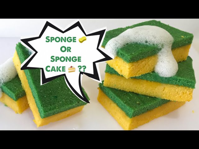 Edible Dish Sponge Cake Recipe - Emmymade