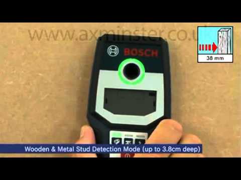Bosch Gms 120 Wire Pipe And Stud Detector Youtube