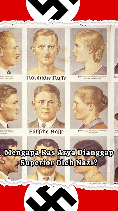 Mengapa Ras Arya Dianggap Superior Oleh Nazi? #history #sejarah