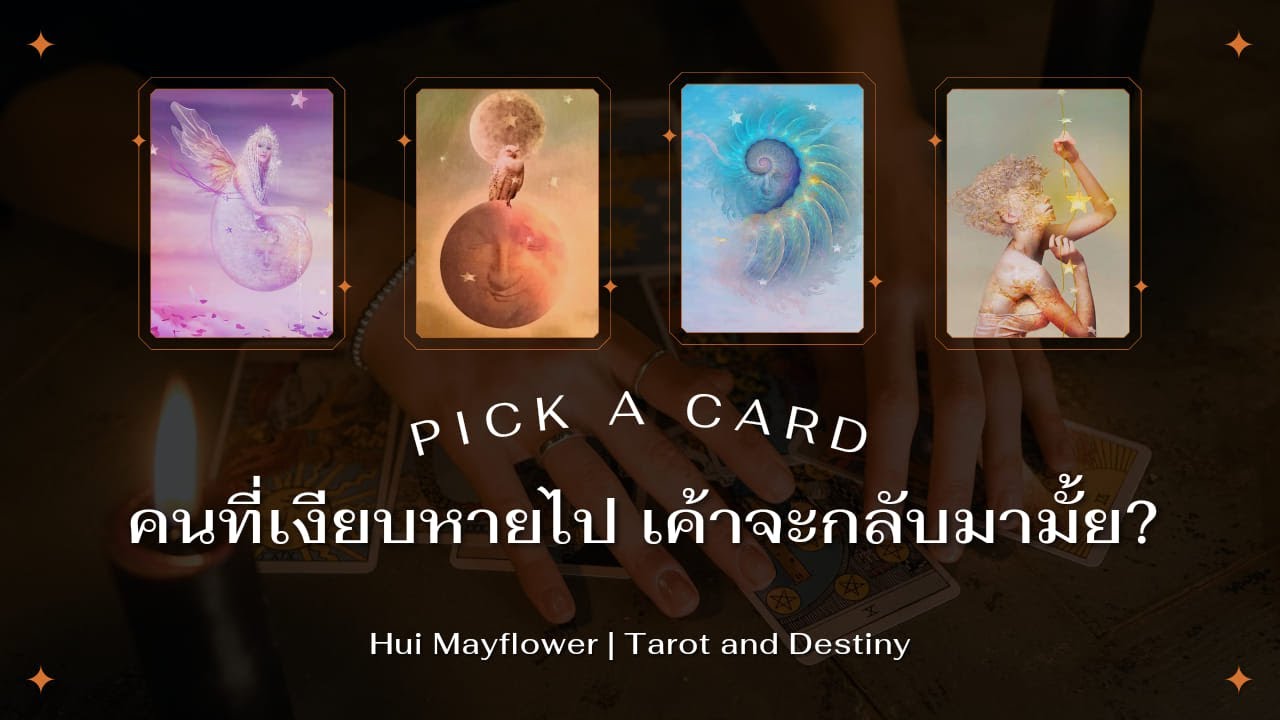 Pick a Card คนที่ห่างหายไป เค้าจะกลับมาอีกมั้ย  by Hui Mayflower