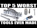 TOP 5 WORST HAND TOOLS EVER MADE IN THE WORLD! (really they stink)