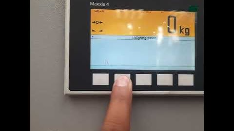 minebea intec wiegh scale  calibration  & setup