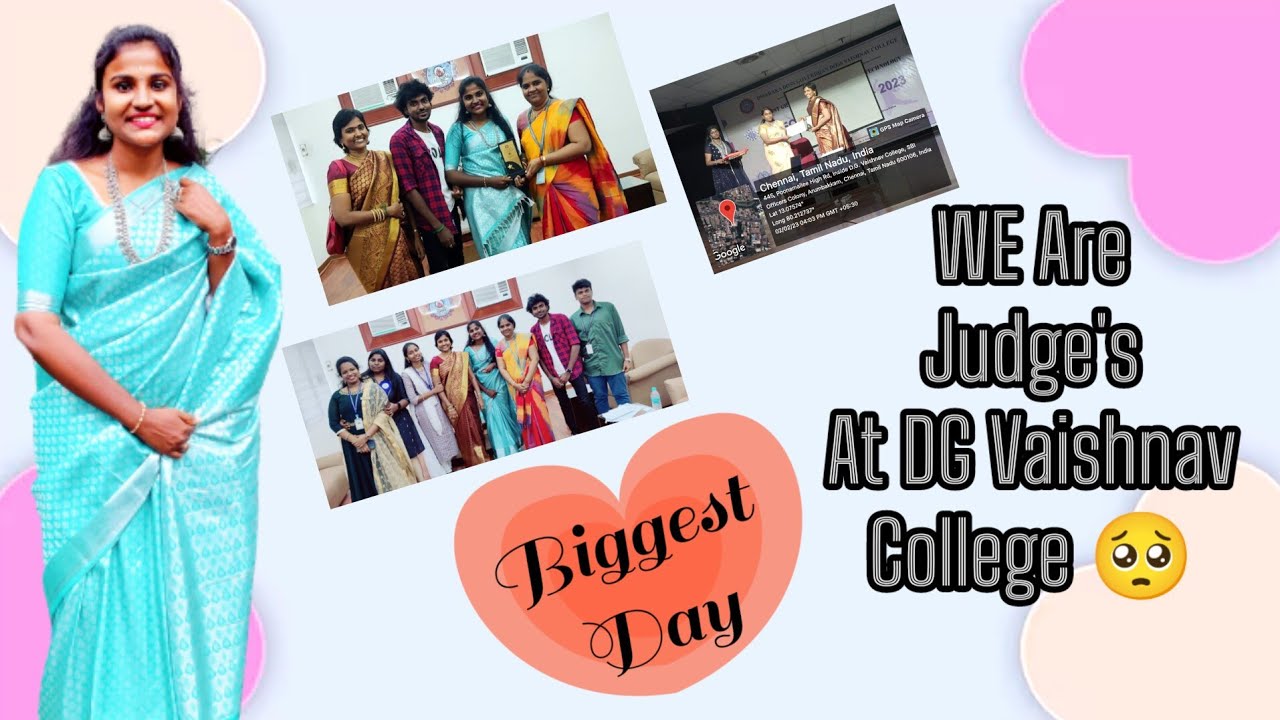 We Are Judges At DG Vaishnav College Proud Moment poojaskitchen 