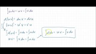 Intro to Integration by Parts Including the Formula and Tabular Method Part 1