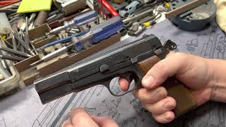 Browning Hi-Power Mk-1 Our Single Stage Trigger Job