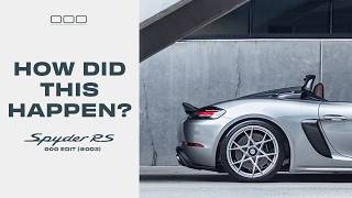 Download Lagu A Spyder RS 000 Edit FOUR YEARS in the Making - From FOMO to Reality MP3