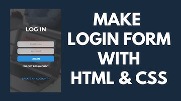 How to Make Login Form With Validation Using HTML & CSS | Citrine Academy