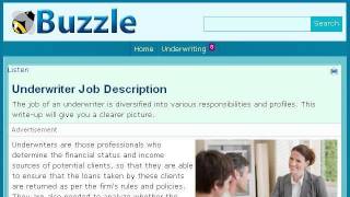 Commercial Underwriter Job Description