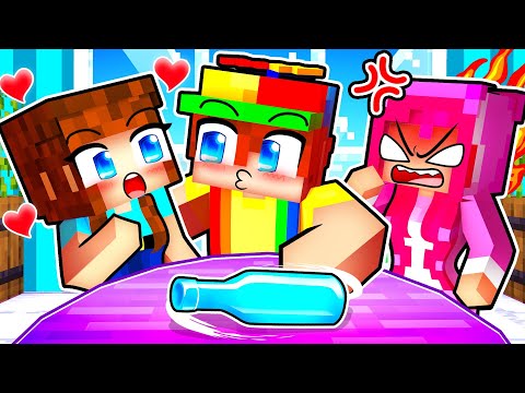 Minecraft EXTREME SPIN THE BOTTLE With Gooby's Sister!