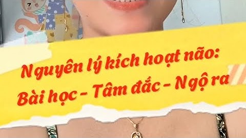 B11 - Nguyên lý kích hoạt não: Bài học Tâm đắc Ngộ ra ứng dụng trong gia đình