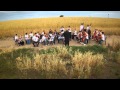 Himno Nacional Argentino en paisajes pampeanos con las orquestas infanto juvenil de La Pampa