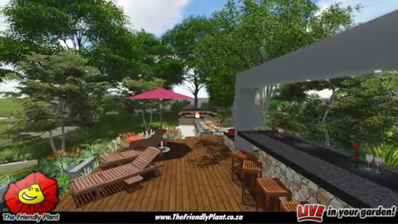 Outdoor Garden Entertainment Area by The Friendly Plant