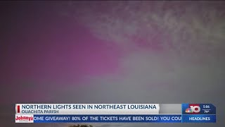 Northeast Louisiana views northern lights display during geomagnetic storm