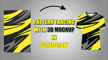 How to Trace Pattern and Create 3D T-Shirt Mockup in CorelDRAW | Step-by-Step Tutorial
