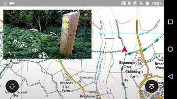 OS Maps App with AZ Screen Recorder