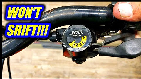 How To Fix A Shimano Altus Shifter That Won