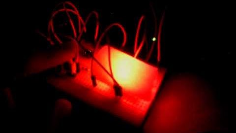 Experimenting with ATtiny and RGB led