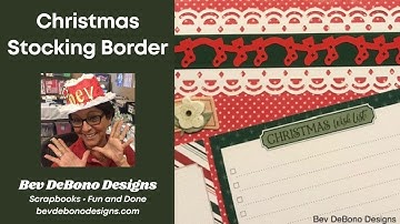 Technique Class:  CM Christmas Stocking BMC Border Maker Cartridge Ideas