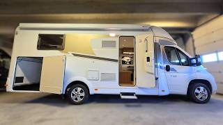 Best Motorhome Layout for Full-Time Living with a Hidden Bed and Big Bathroom | Carado T447
