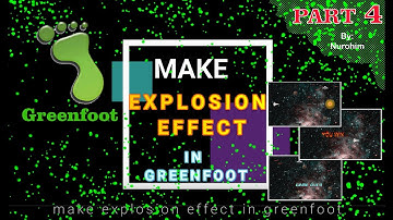 Make explosion effect in greenfoot
