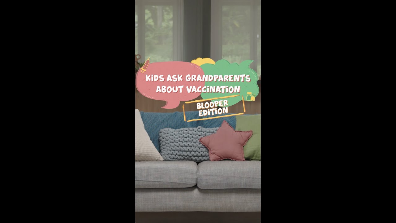 Kids Ask Grandparents About Vaccination (Blooper Edition)