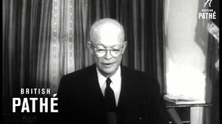 President Eisenhower Reports To The Nation On Spy Flights (1960)