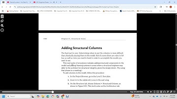 REVIT CHAPTER 8 STRUCTURAL ITEMS