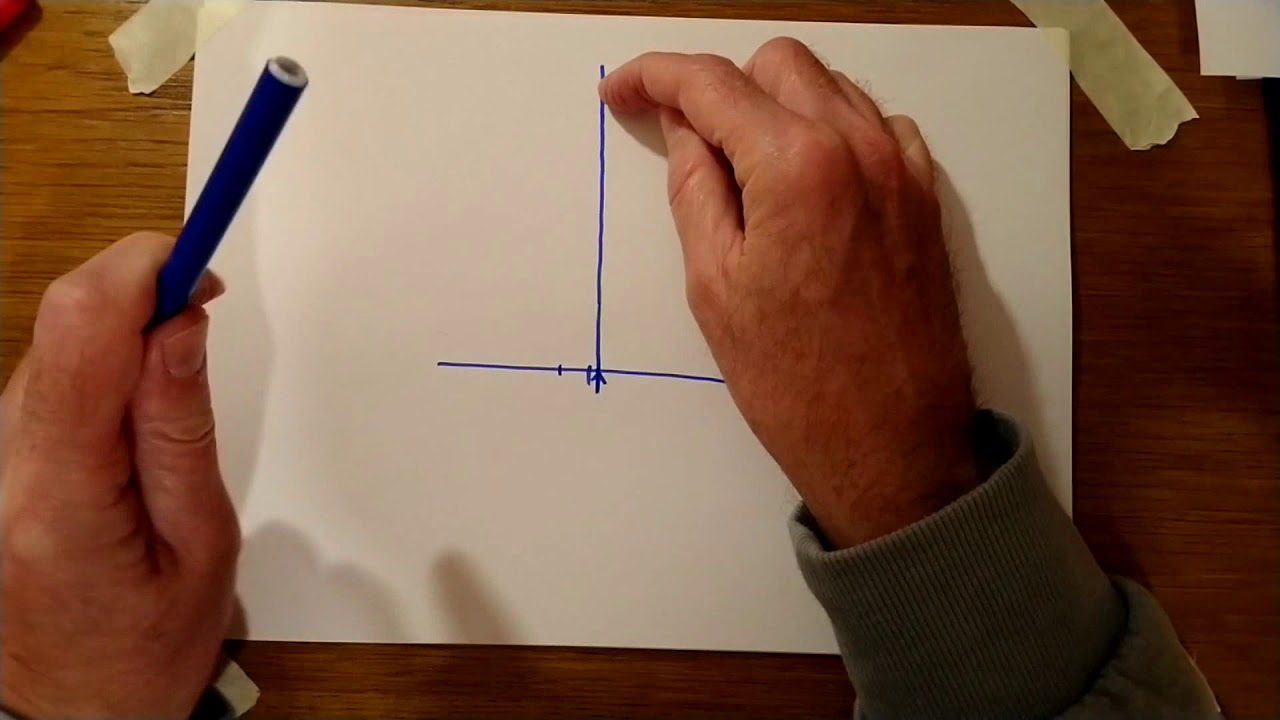 Draw an equilateral triangle free hand