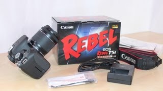 Canon Rebel T5i (700D) Unboxing \& First Look | Digital SLR Camera EOS Rebel T5i Unboxing