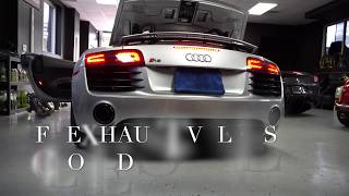 Audi R8 FI Exhaust Install and sound