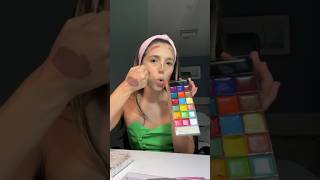 Fazendo a make completa com cores primárias #colorimetria #testandomake  #makeupchallenge