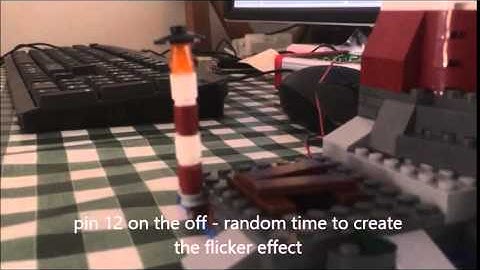 Haunted lighthouse - scratchgpio - gPIO control video 3