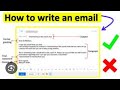 How write an email?Write a welcome email to new staff member in compnay.#uog #1stsemesterexam