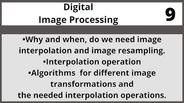 Interpolation and Resampling Digital Image Processing in Hindi Urdu LECTURE 09