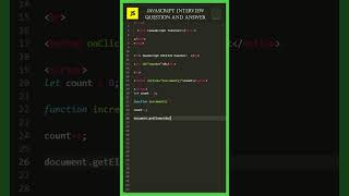 JavaScript Counter on Button Click | Beginner JS Project | JS interview questions🚀