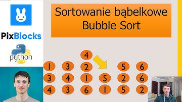 Sortowanie bąbelkowe w Python w programie PixBlocks