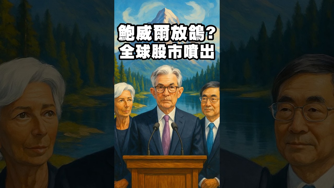 鮑威爾放鴿?全球股市噴出 #鮑威爾 #fed #美股 #川普 #降息 縮圖