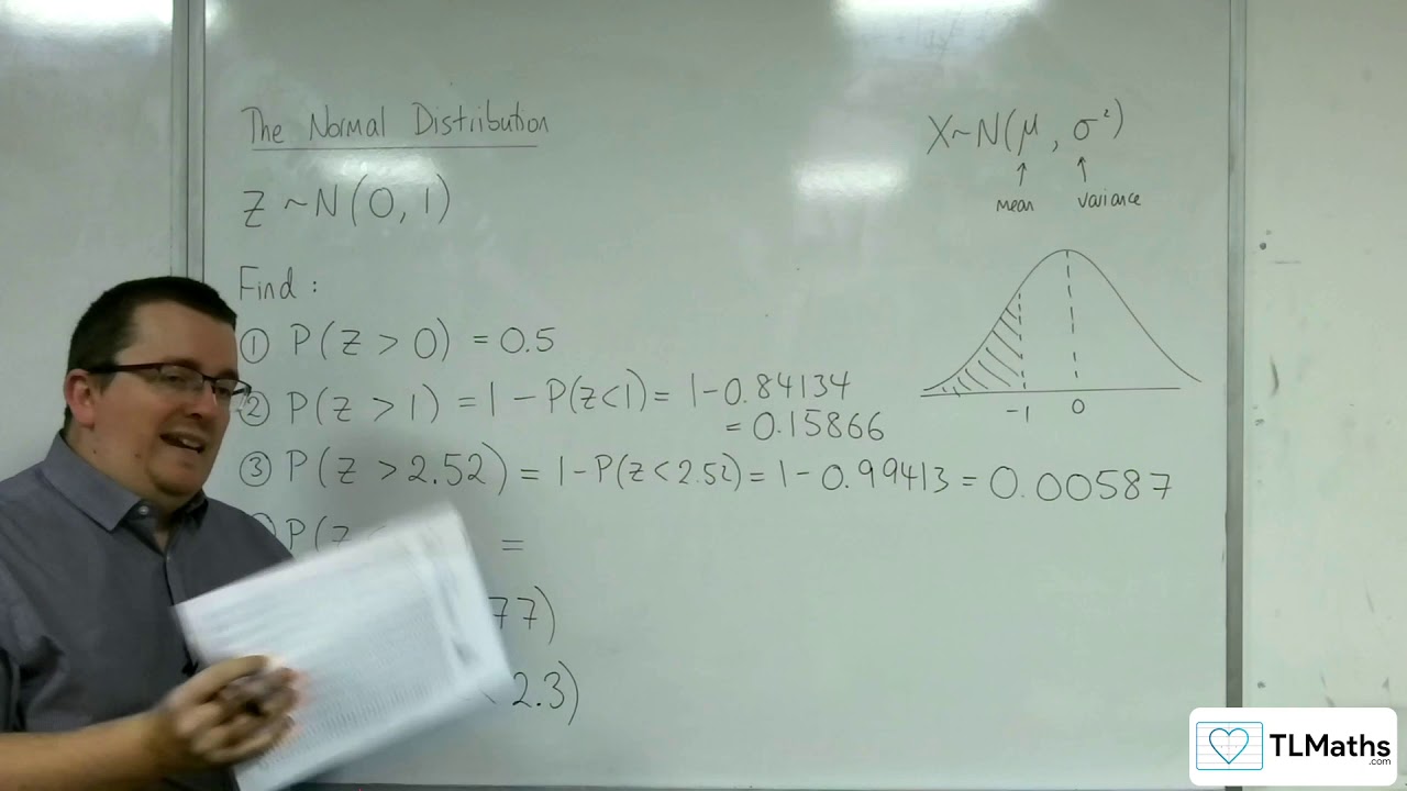 AQA Mathematical Studies 2A The Normal Distribution 06a Finding
