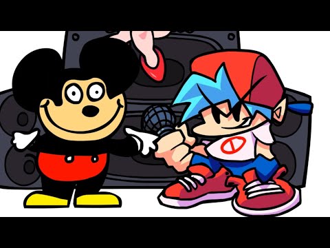 Friday Night Funkin' VS Mokey & Grooby + Cutscenes (FNF Mod) (Mickey Mouse) (Sr Pelo Mokey's Show)