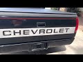 1993 Chevrolet 1500 cold start and walk around