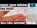 Lutron Caseta Dimmer Installation for a Beginner! Easy!