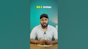 HLG 3 Settings for Sony Cameras #shorts #photography #filmphotography