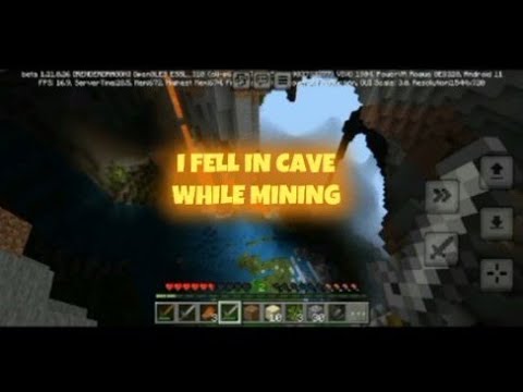Going to mining and fell in cave || minecraft - YouTube