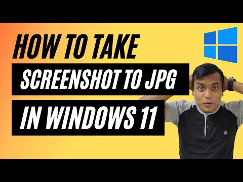 HOW TO SAVE SCREENSHOT AS JPG IN WINDOWS 11 – Print Screen to Jpg   - 2022