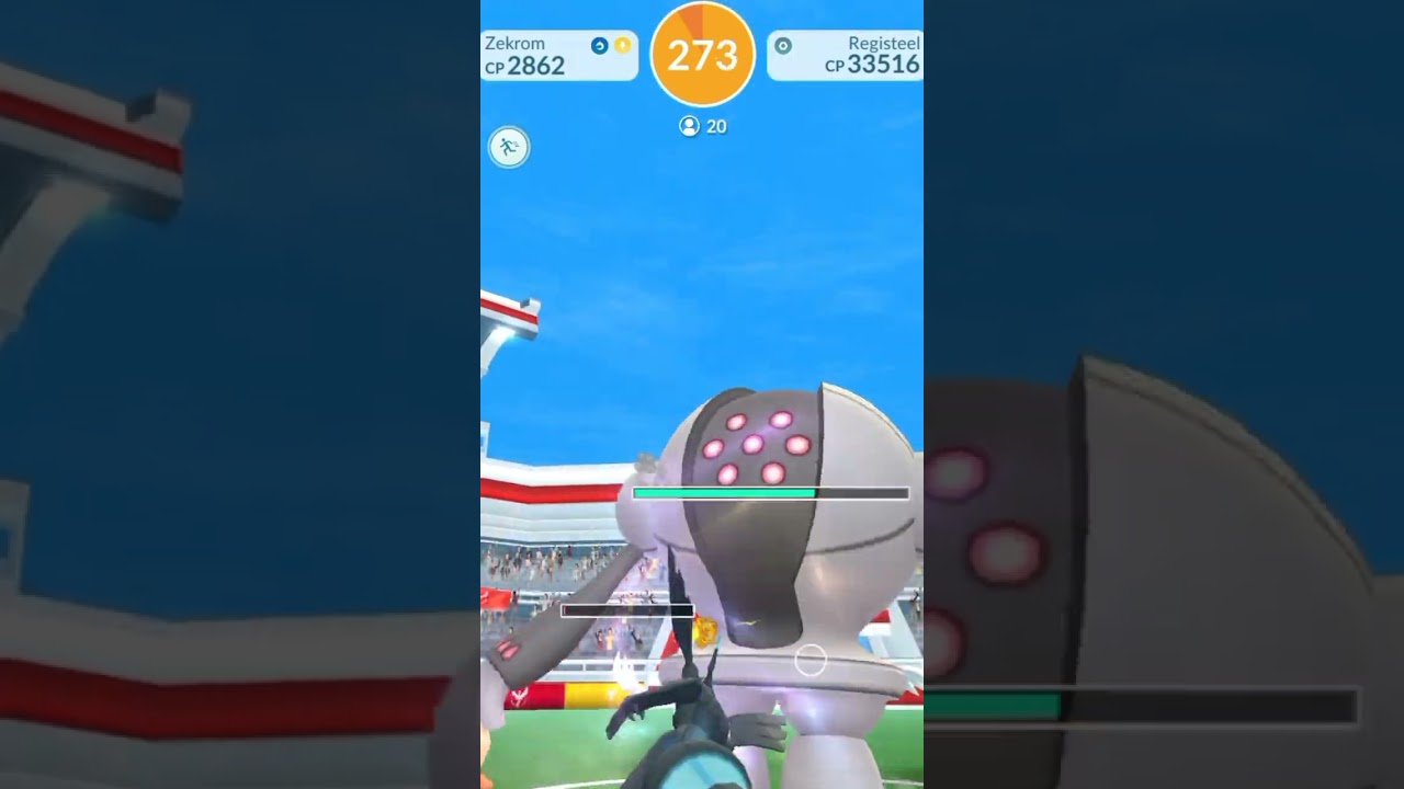 New Registeel Pokemon raid battle in Pokemon Go