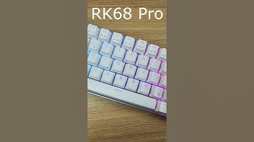 RK68 Pro mechanical keyboard sound test