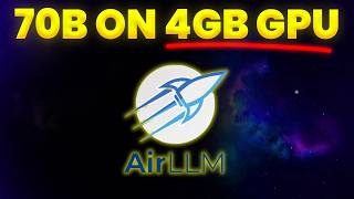 How To Run ANY 70B LLMs On 4GB GPU! (AirLLM)