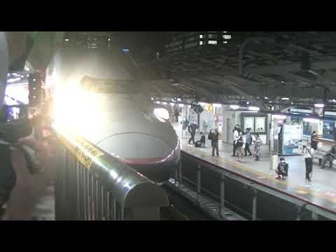 [ラストラン警笛あり]東京駅を発車する最後の定期運用E4系Max