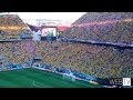 Torcida protagoniza belo espetáculo ao cantar o Hino Nacional à capela