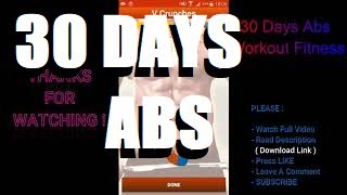 ✅30 Days Abs Workout Fitness ✅ ( free best android apps ) screenshot 2
